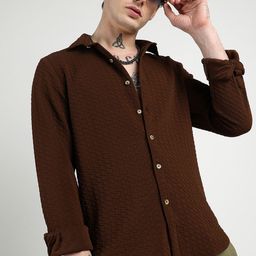Campus Sutra Men Comfort Opaque Casual Shirt-picture-27