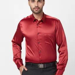Parx Slim Fit Opaque Casual Shirt-image-21