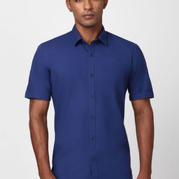 Peter England Casuals Men Slim Fit Opaque Casual Shirt-image-90