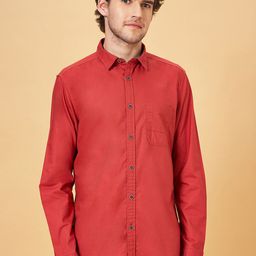 SF JEANS by Pantaloons Slim Fit Spread Collar Cotton Casual Shirt-image-20