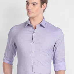 Arrow Micro Ditsy Printed Slim Fit Formal Pure Cotton Shirt-picture-45