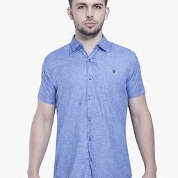 Kuons Avenue Smart Slim Fit Spread Collar Pocket Casual Shirt-image-59