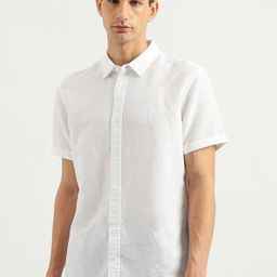 United Colors of Benetton Slim Fit Spread Collar Casual Shirt-picture-37