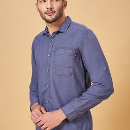 Urban Ranger by pantaloons Cotton Slim Fit Opaque Casual Shirt-image-97