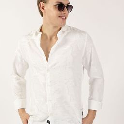 Thomas Scott Men Premium Slim Fit Opaque Casual Shirt-picture-4