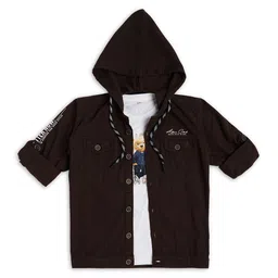 CAVIO Boys Comfort Shirt With T-Shirt-image-44