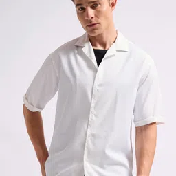 MISCHIEF MONKEY Men Classic Boxy Opaque Casual Shirt-image-34