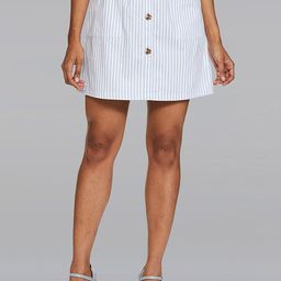 Dream of Glory Inc Effortless Chic Striped Pure Cotton Skirts-image-63
