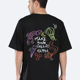 Mad Over Print Printed Round Neck Oversized T-shirt-image-87