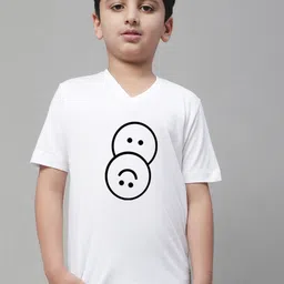 Friskers Boys Printed V-Neck Cotton T-shirt-picture-27