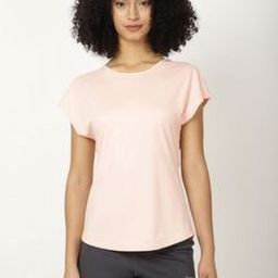 STUDIOACTIV Women Dyed V-Neck Extended Sleeves Raw Edge T-shirt-image-99