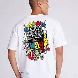 Imsa Moda Typography Printed Cotton T-shirt-image-98