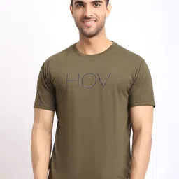 HOUSE OF VEDAS Typography Printed Round Neck T-Shirt-image-86