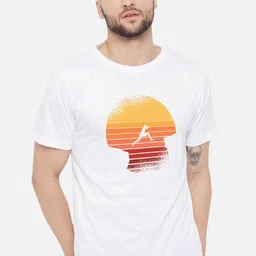FFLIRTYGO Men White Printed Cotton T-shirt-image-72
