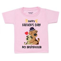 KNITROOT Kids Pink Typography Printed T-shirt-45