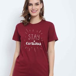 T-SHIRT TRUCK Typography Printed Cotton T-Shirt-image-95