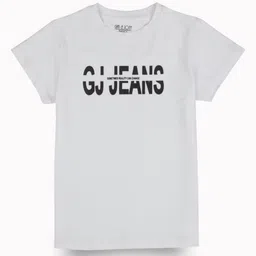 Gini and Jony Boys Typography Printed Round Neck Cotton T-shirt-13