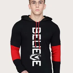 BAESD Boys Typography Printed Hooded Cotton T-shirt-picture-14