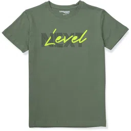Gini and Jony Boys Typography Printed Cotton T-shirt-picture-36