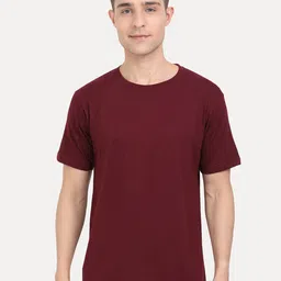 Fleximaa Round Neck Short Sleeve Cotton T-shirt-image-8