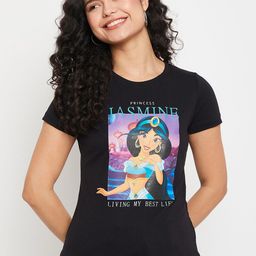 Wear Your Mind Jasmine Printed Pure Cotton T-shirt-image-48