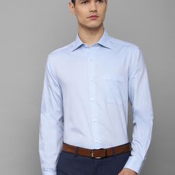 Louis Philippe Men Blue Slim Fit Formal Shirt-picture-44
