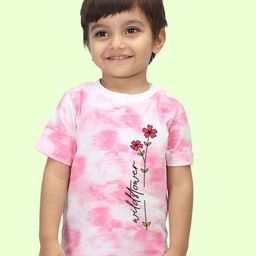 NUSYL Kids Printed Drop-Shoulder Sleeves T-shirt-image-32