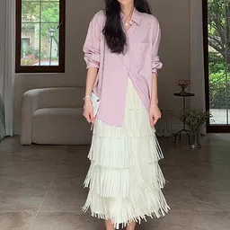 LULU & SKY Tiered Maxi Skirt-picture-43