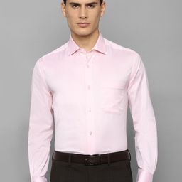 Louis Philippe Gods & Kings Men Pink Giza Cotton Formal Shirt-image-57