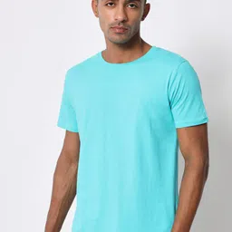 Aristitch Round Neck Cotton Relaxed Fit Cycling T-shirt-image-30