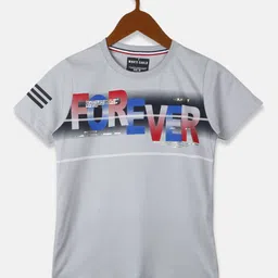 Monte Carlo Boys Typography Printed Cotton T-shirt-image-36