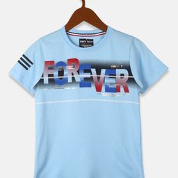 Monte Carlo Boys Typography Printed Cotton T-shirt-image-64