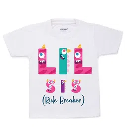 KNITROOT Kids White V-Neck T-shirt-48