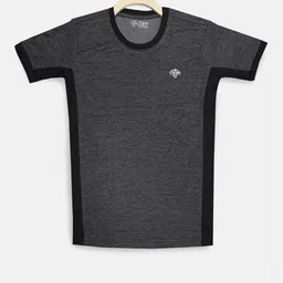 CHIMPRALA Boys Grey Solid Round Neck T-shirt-image-120