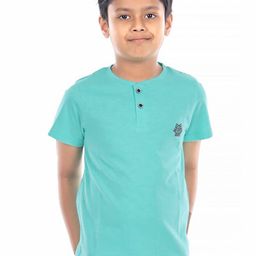 3PIN Boys Henley Neck Cotton T-Shirt-image-89