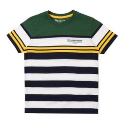Pepe Jeans Boys Striped Regular Fit Cotton T-shirt-image-61