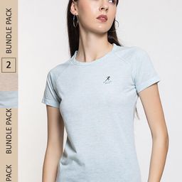 ARMISTO Pack of 2 Raglan Sleeves Dri-FIT Cotton T-shirts-image-81