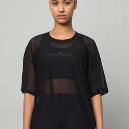 MKH Typography Drop-Shoulder Sleeves Printed Dri-FIT Relaxed Fit Sports T-shirt-37