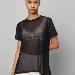 MKH Typography Printed Dri-FIT Relaxed Fit T-shirt-23