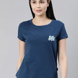 DIXCY SCOTT Slimz Round Neck Short Sleeves Cotton T-shirt-image-53
