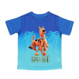 Scooby Doo by Wear Your Mind Boys Blue Printed T-shirt-image-23