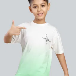 3PIN Boys Graphic Print Round Neck Drop Shoulder Sleeves Cotton Oversized T-shirt-image-80