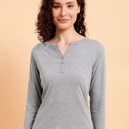 MINT STREET V-Neck Pure Cotton T-shirt-picture-43
