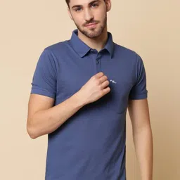 Fort Collins Polo Collar Short Sleeves Cotton T-shirt-image-95