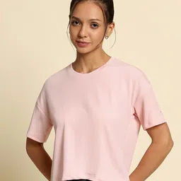 Van Heusen Drop Shoulder Anti Odour UV Protection Cropped Yoga T-shirt-picture-14
