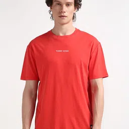 Tommy Hilfiger Round Neck Cotton T-shirt-image-98