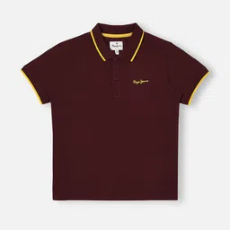 Pepe Jeans Boys Polo Collar Regular Fit T-shirt-image-34