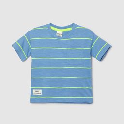 max Boys Striped Printed Pure Cotton T-shirt-image-27