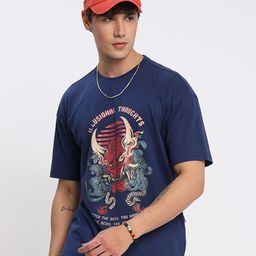 Beyoung Graphic Printed Drop-Shoulder Oversized Cotton T-shirt-image-58