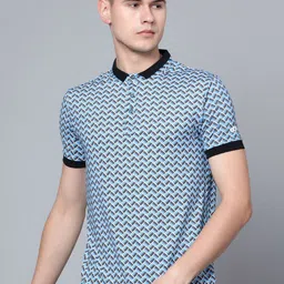 Shiv Naresh Geometric Printed Dry Tech T-shirt-image-92